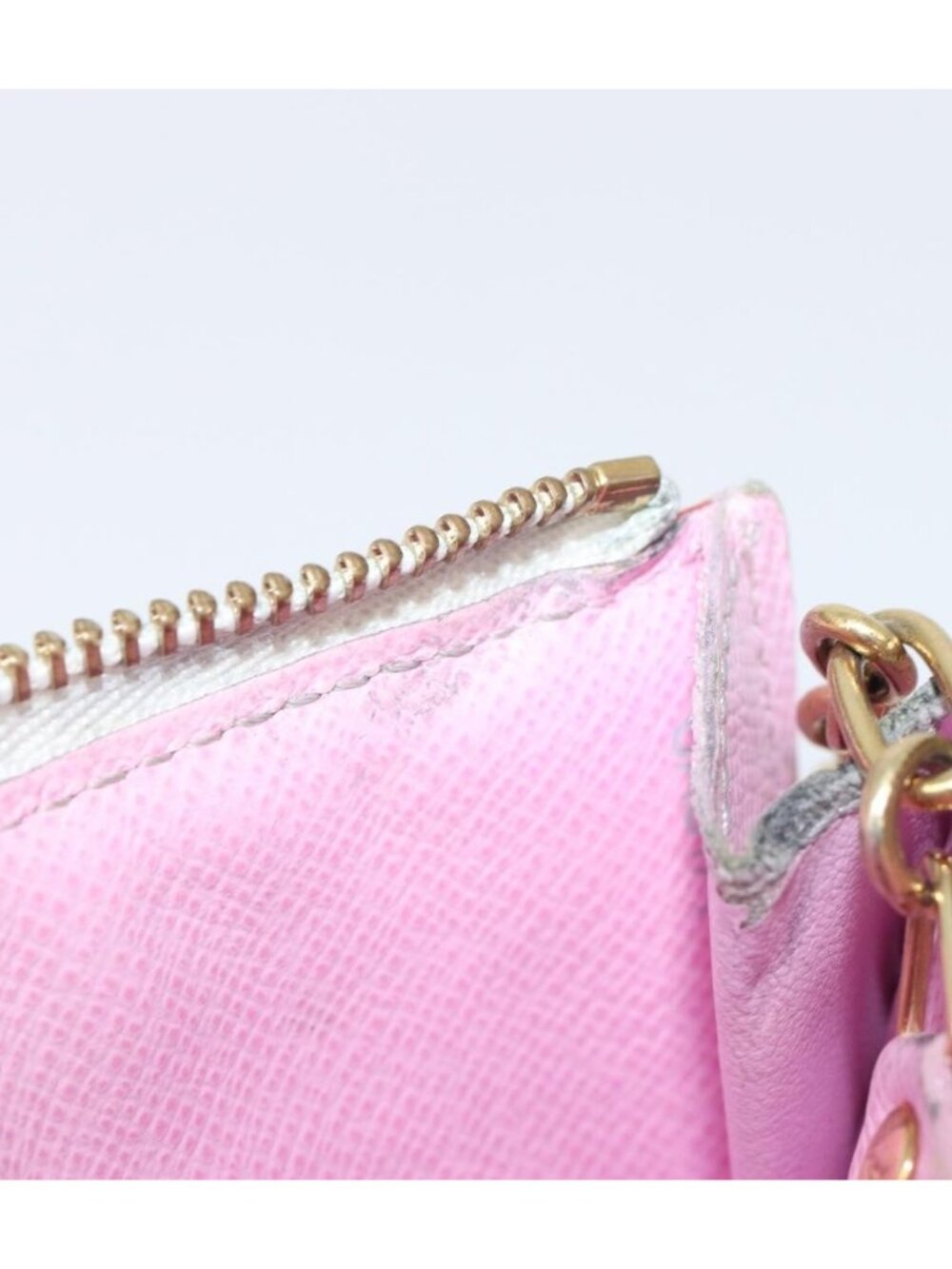 LOUIS VUITTON Monogram Multicolor Pochette Cles NM White M93734 - Picture 9 of 16